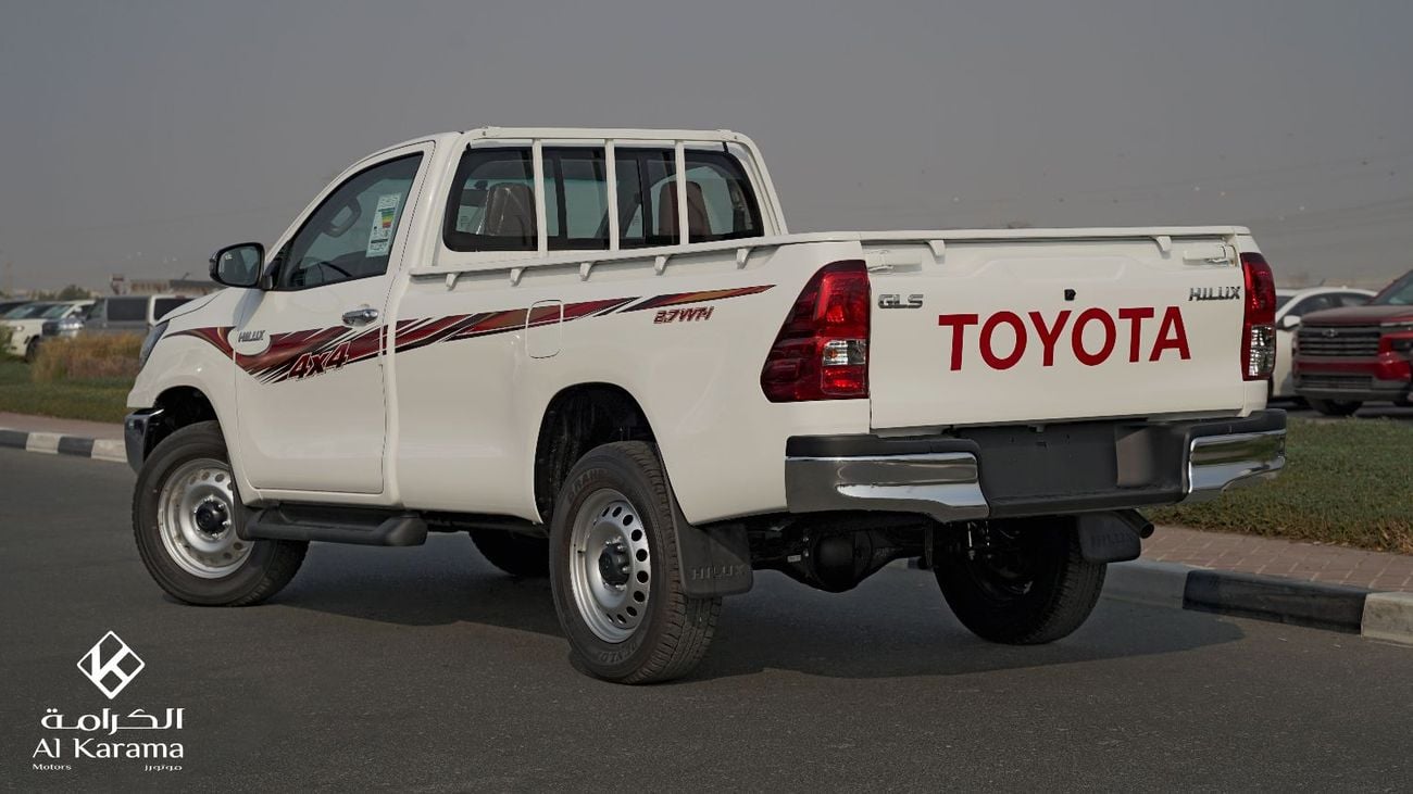 تويوتا هيلوكس GLX 2.7L GLS - 4x4 Manual Transmission | Diff Lock | Rear Camera | Single Cabin
