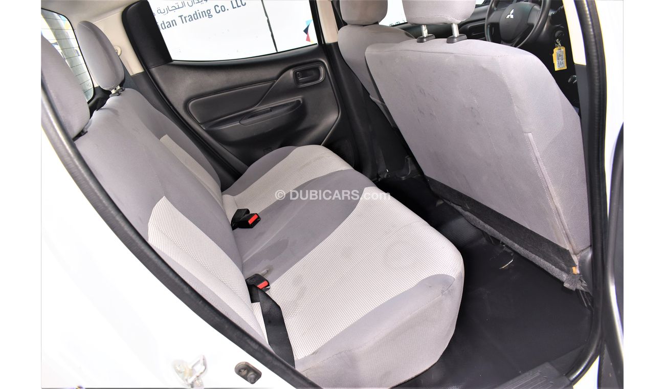 Mitsubishi L200 AED 910 PM 2.4L GL 2WD DC GCC DEALER WARRANTY