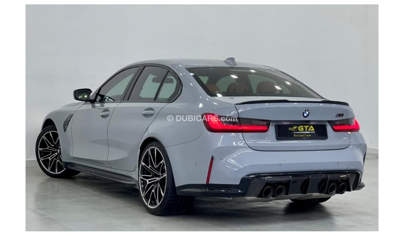 بي أم دبليو M3 2021 BMW M3 COMPETITION, (Special Color), Full Carbon Fiber, 2026 BMW Warranty-Service Contract, GCC