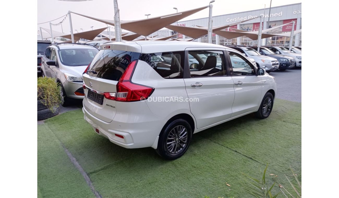 Used Suzuki Ertiga 2019 model, agency dye, 1600 cc, imprint, white