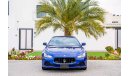 Maserati Ghibli | AED 2,526 Per Month | 0% DP | Exceptional Condition!