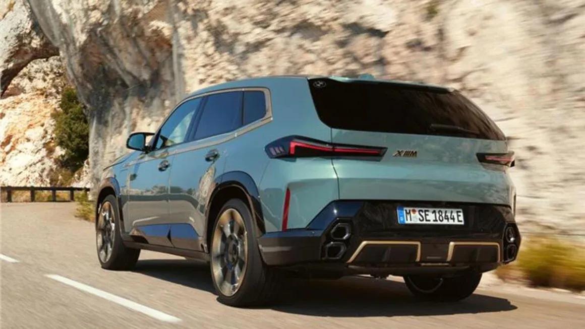 BMW XM exterior - Rear Right Angled