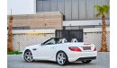 مرسيدس بنز SLK 200 Convertible | 1,995 P.M | 0% Downpayment | Perfect Condition