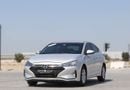 Hyundai Elantra GL 1.6L Hyundai Elantra 1.6L 2019  GCC accident-free in excellent condition 863 P.M