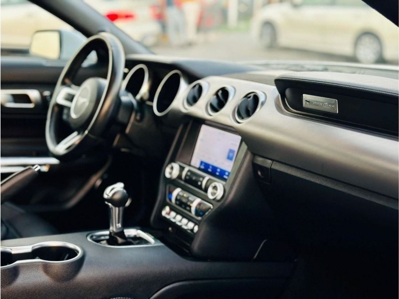 فورد موستانج EcoBoost | Monthly AED 1385/- | 0% DP | Blindspot | Touch Screen | Leather Seats | # 09800