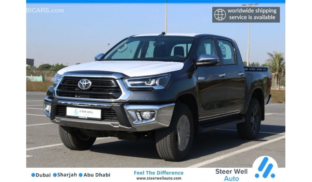 تويوتا هيلوكس 2022 | BRAND NEW HILUX D/C 2.4 L | 4X4 - DSL - GLXS-V  - A/T WITH GCC SPECS  - EXPORT ONLY