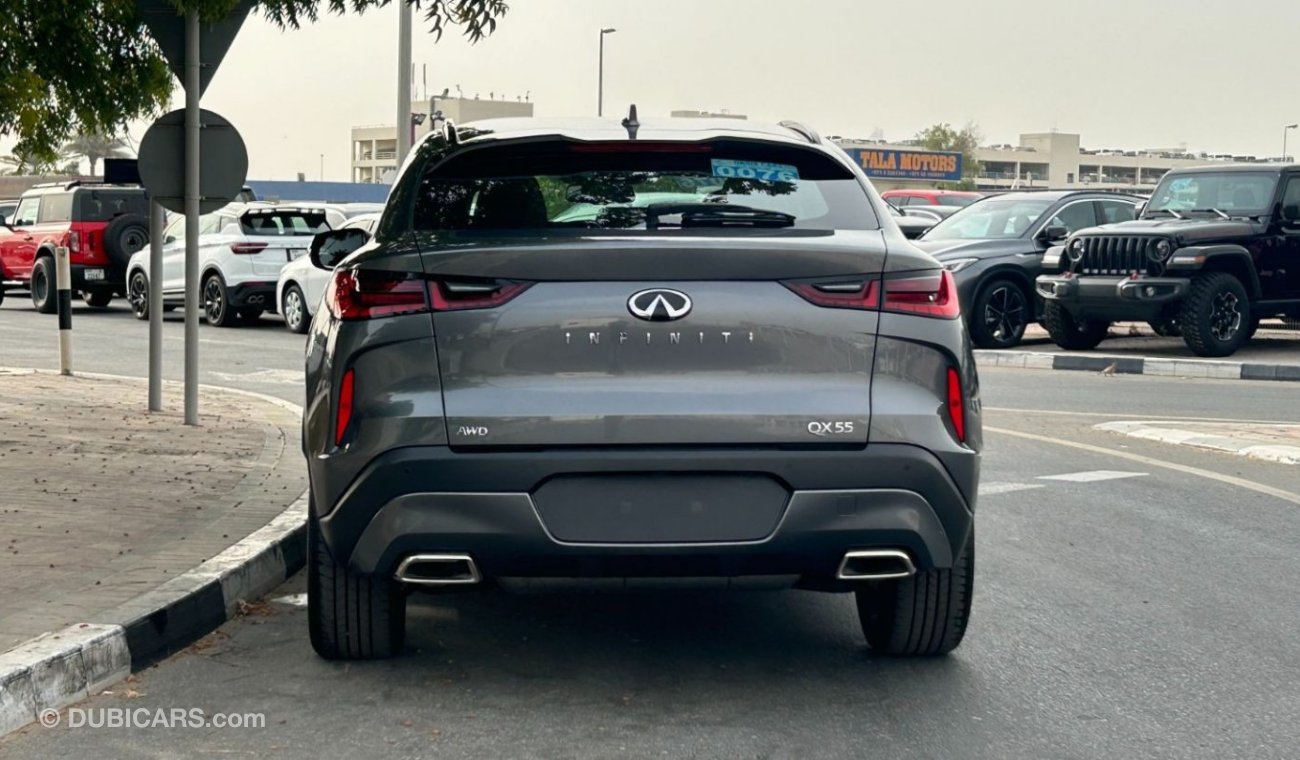Infiniti QX55 Essential Proassist GCC Agency Warranty with Insurance and registration