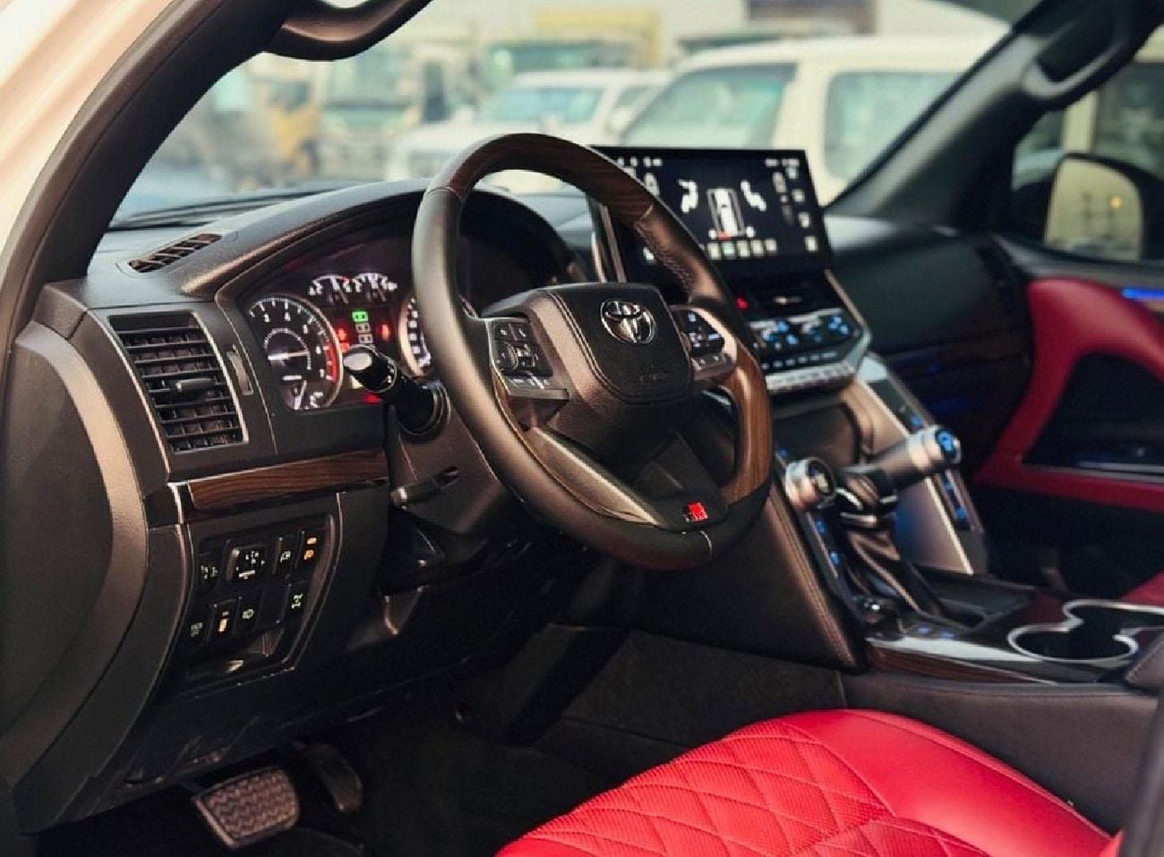 Toyota Land Cruiser 2020 Model Facelift to LC300 2025 Shape Exterior and Interior Both Car is very Clean and Perfect Con