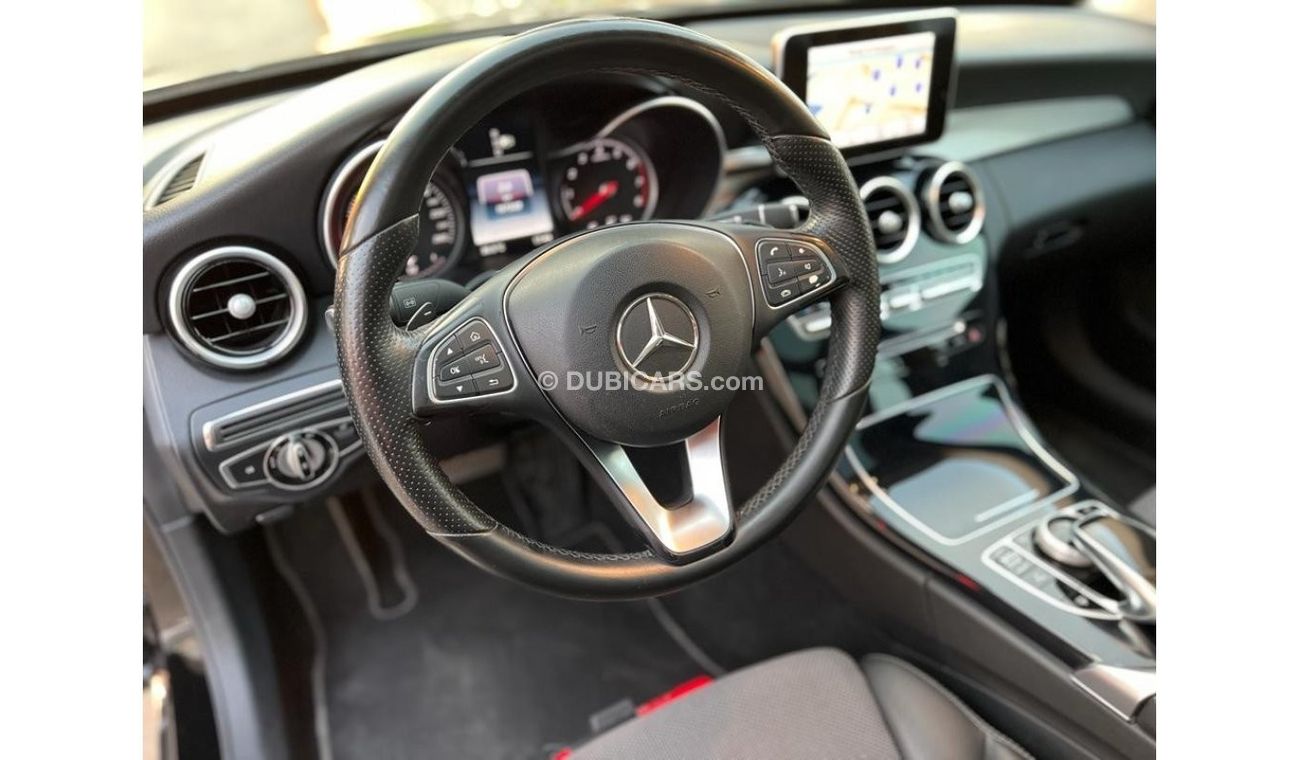 Mercedes-Benz C 200 Std MERCEDES BENZ C200 2.0L 2015 GCC FULL OPTION FULL SERVICE HISTORY GARGASH AGENCY
