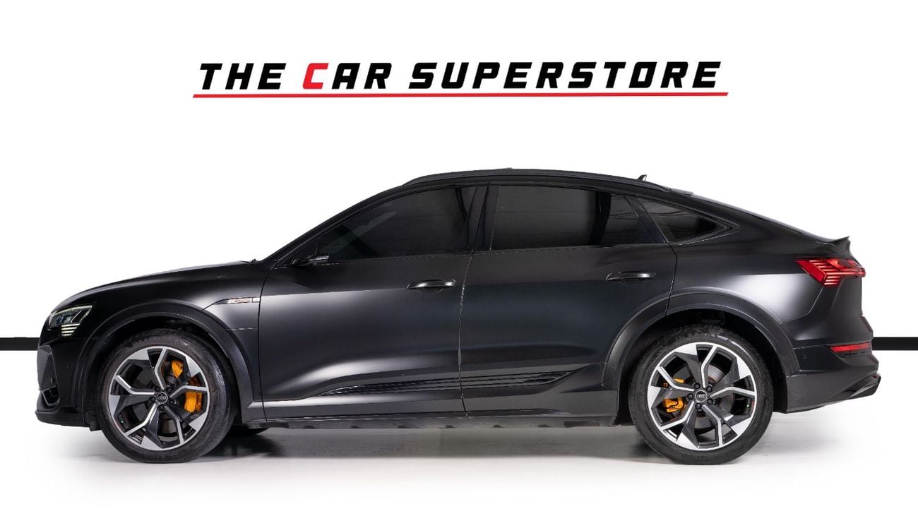 Audi etron 95 kWh Quattro SLine-GCC-Al Nabooda Warranty &amp; Service Package Until 11/2027