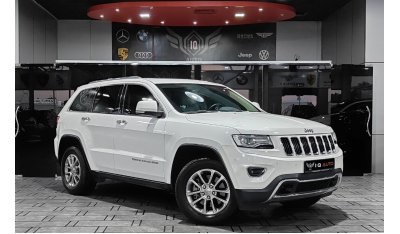 Jeep Grand Cherokee AED 2,500 P.M | 2015 JEEP GRAND CHEROKEE LIMITED V6 3.6 L 4X4 | GCC | PANORAMIC ROOF | FULLY LOADED