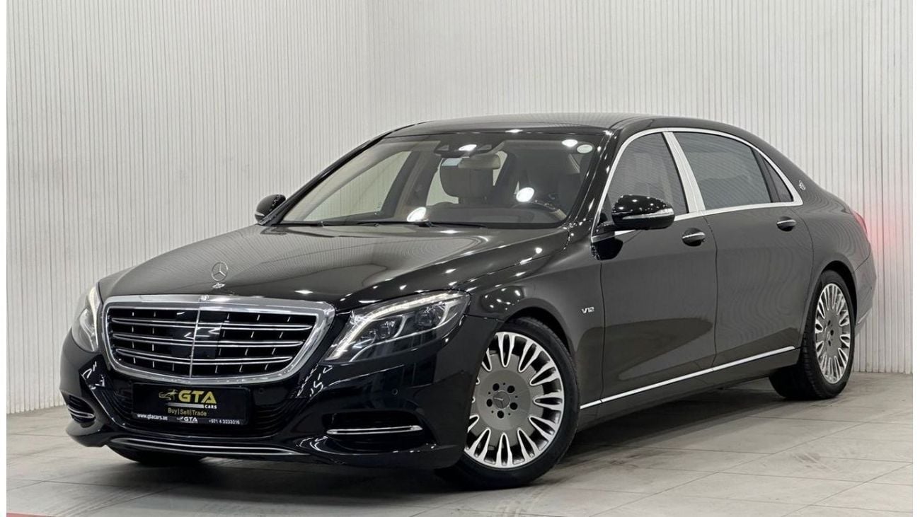 مرسيدس بنز S 600 2016 Mercedes Maybach S600, Dec 2026 GTA Service Pack, Fully Loaded, Low Kms, GCC