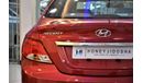 هيونداي أكسنت AMAZING Hyundai Accent 2016 Model!! in Red Color! GCC Specs