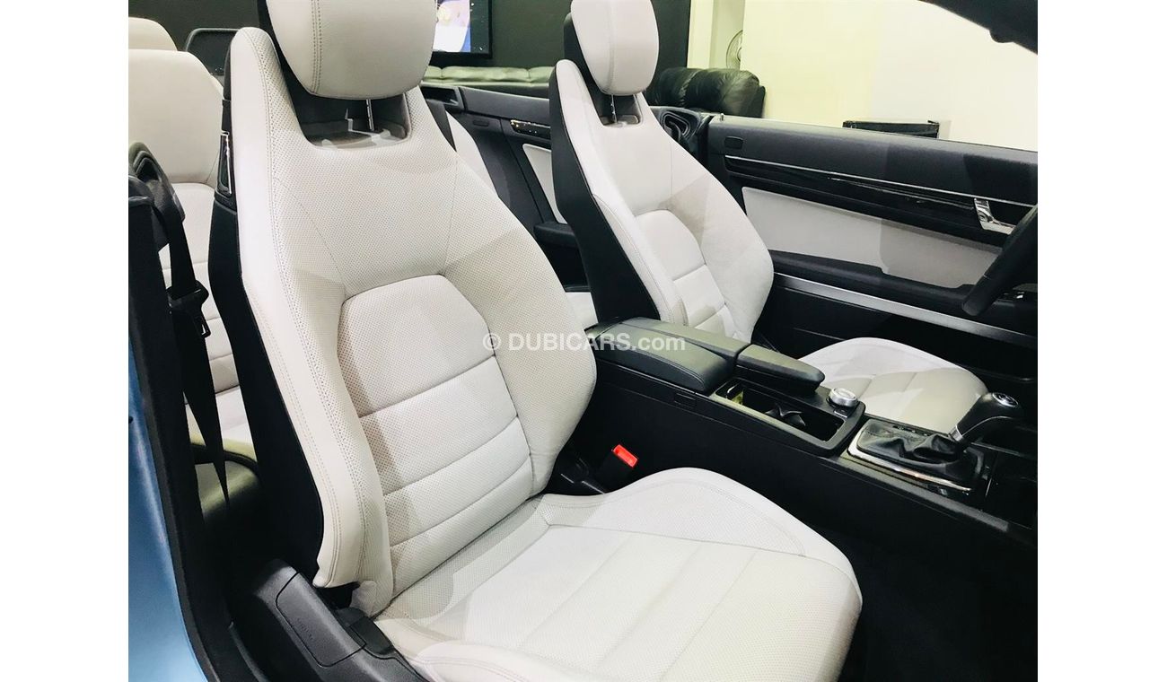 Mercedes-Benz E 250 CABRIOLET - 2012 - GCC -ONE YEAR WARRANTY
