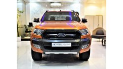 Ford Ranger DIESEL ( صبغ وكاله ORIGINAL PAINT ) Ford Ranger WildTrak 4x4 2017 Model!! Orange Color GCC Specs