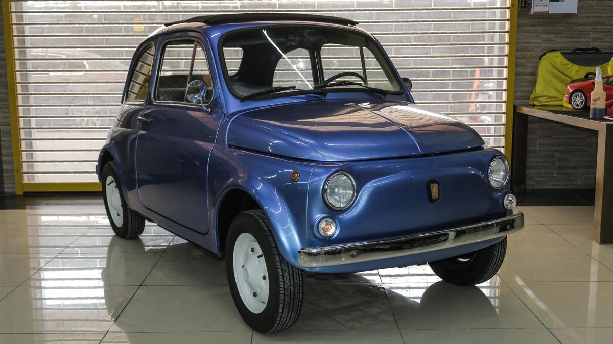 Fiat 500l for sale aed 53 000 blue 1980