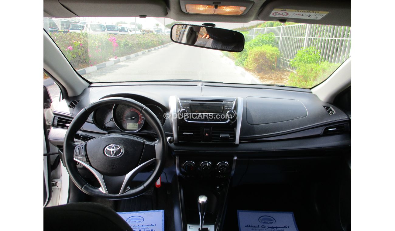 تويوتا يارس تويوتا يارس 1600 سي سي خليجي صبغ وكاله 2014 مع جناح و رينجات سبورت