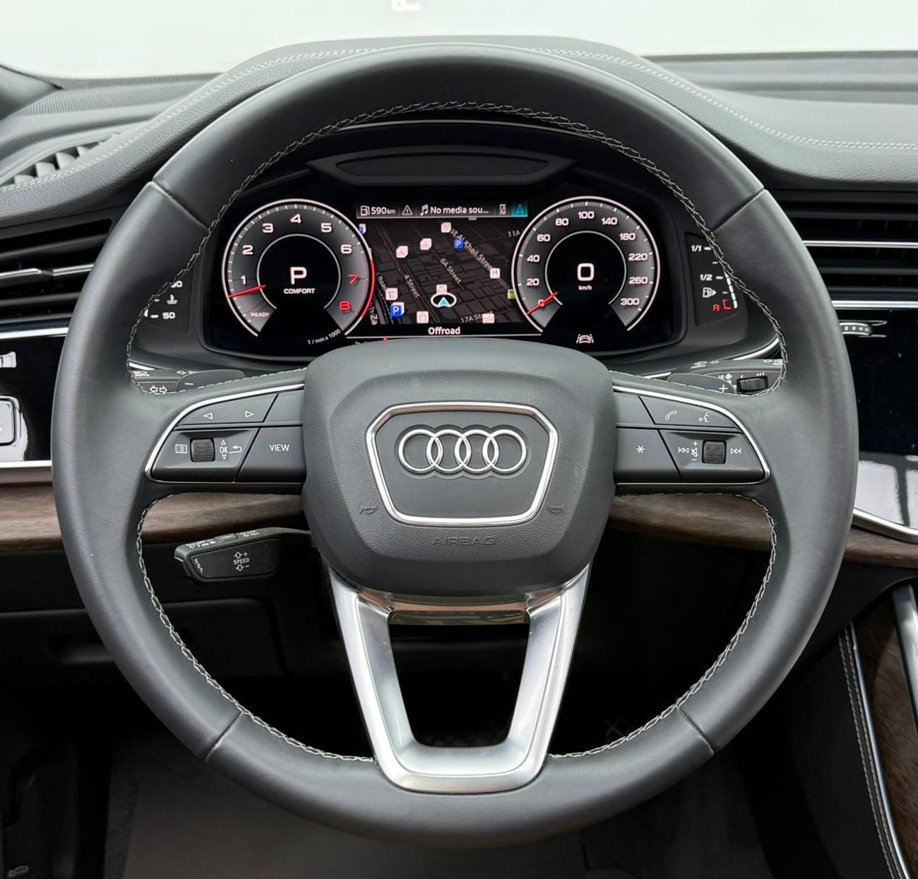 Audi Q8 2024 Audi Q8 Progress 55 TFSI Quattro, 2029 Audi Warranty + Service Pack, Low Km, Fully Loaded, GCC