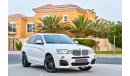 BMW X4 35i M-Kit 3.0L V6 | AED 1,939 Per Month | 0% DP | Fully Agency Serviced!