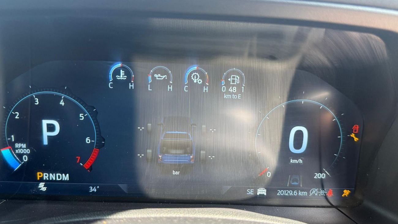 فورد رينجر رابتور Double Cabin Pickup 3.0L V6 Twin Turbo Petrol engine 4WD 360° Camera Automatic Gear 5 Seats 4 Doors