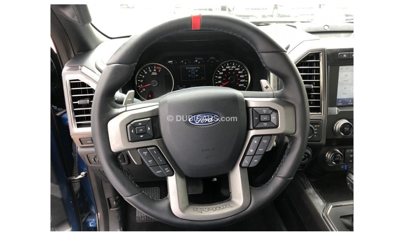 Ford F 150 FORD F150 RAPTOR SUPER CAB 3.5L, PETROL, 4WD, MODEL 2021, BLUE EXTERIOR WITH BLUE & BLACK LEATHER IN