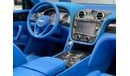 Bentley Bentayga Special Edition 2017 Bentley Bentayga Mansory W12, Only 1 in UAE Special Blue Interior, Full History