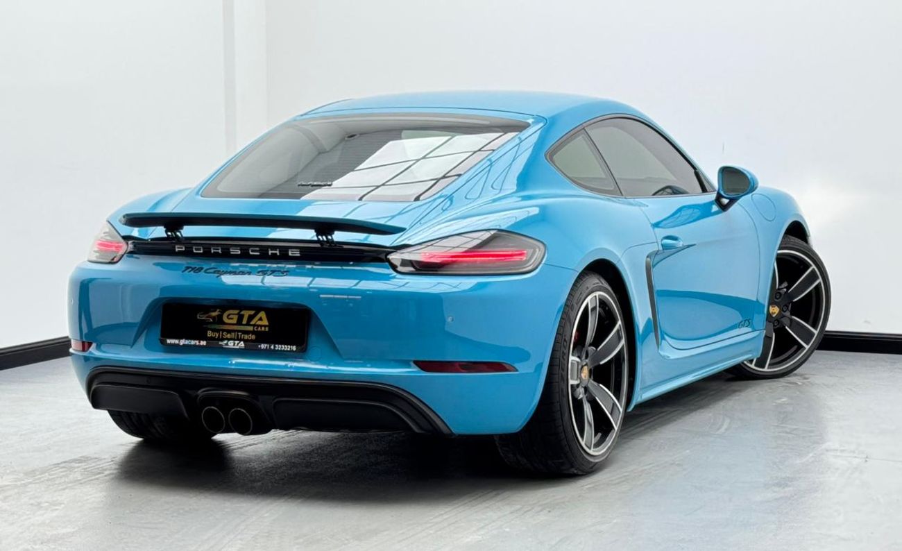 Porsche 718 Cayman GTS 2.5L 2019 Porsche 718 Cayman GTS, December / 2026 Porsche Warranty, Porsche Service History, GCC