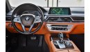 BMW 740Li i | 3,897 P.M | 0% Downpayment | Full Option | Exceptional Condition