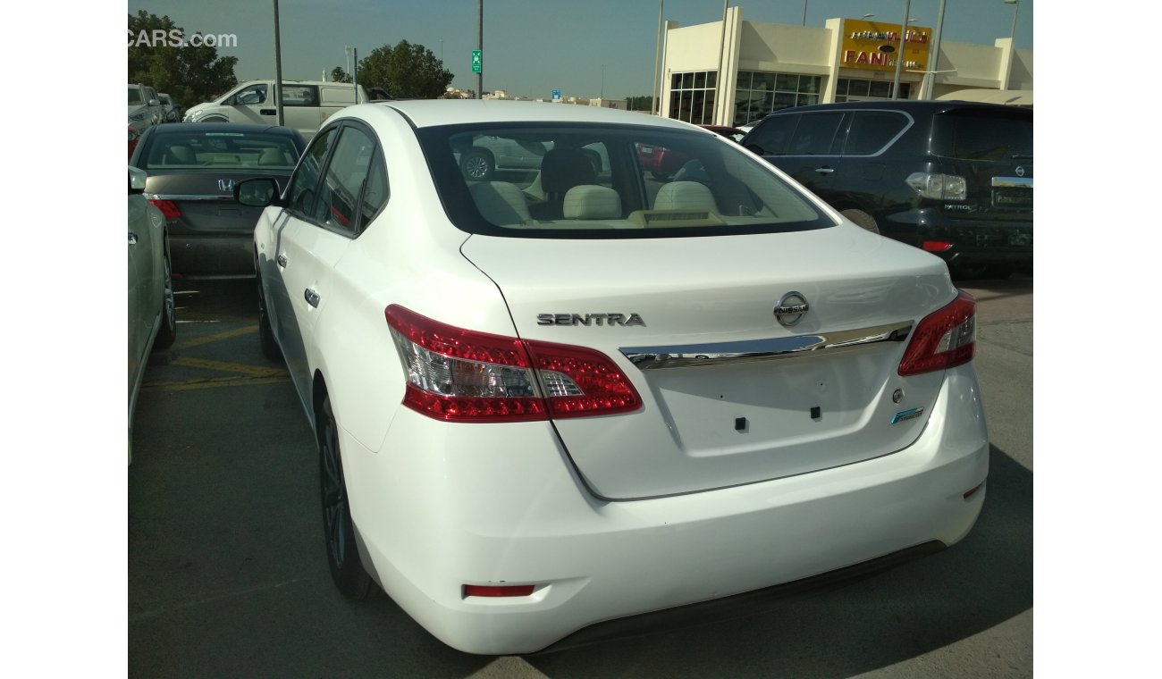 Nissan Sentra 2015 WHITE GCC NO PAIN NO ACCIDENT PERFECT