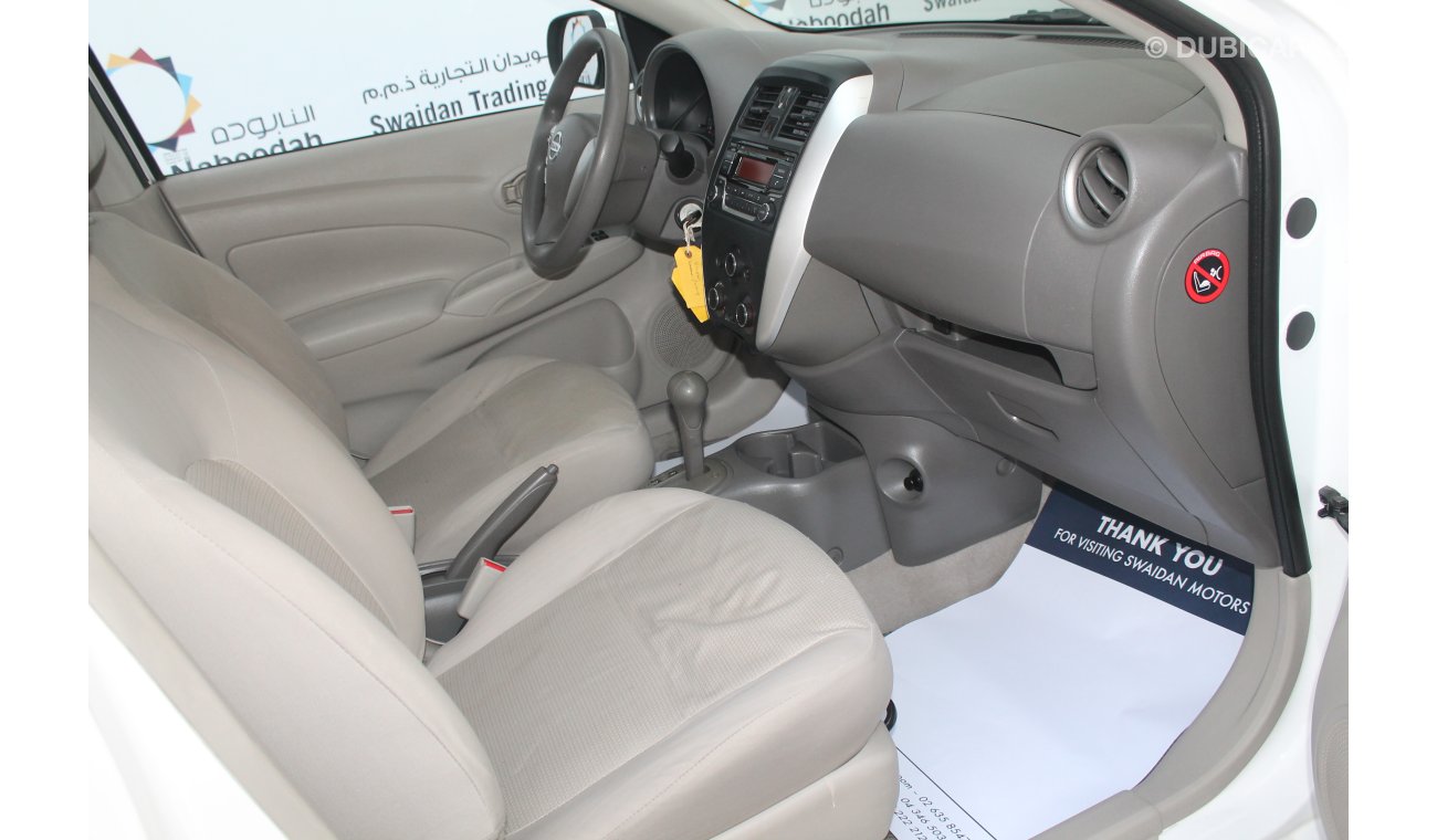 Nissan Sunny 1.5L SV 2016 GCC SPECS WITH DEALER WARRANTY