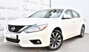 Nissan Altima DEALER WARRANTY 2.5L SV 2017 GCC SPECS