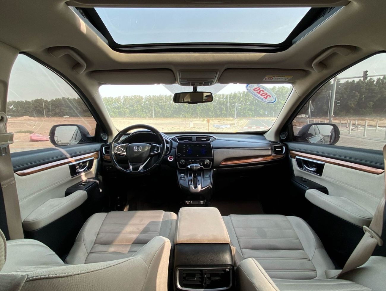 هوندا سي آر في EX 2.4L (184 HP) AWD Honda CR-V 2020 GCC accident-free in excellent condition 1602 P.M