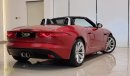 جاغوار F-Type 2017 Jaguar F-Type Convertible, Jaguar Warranty & Service, GCC