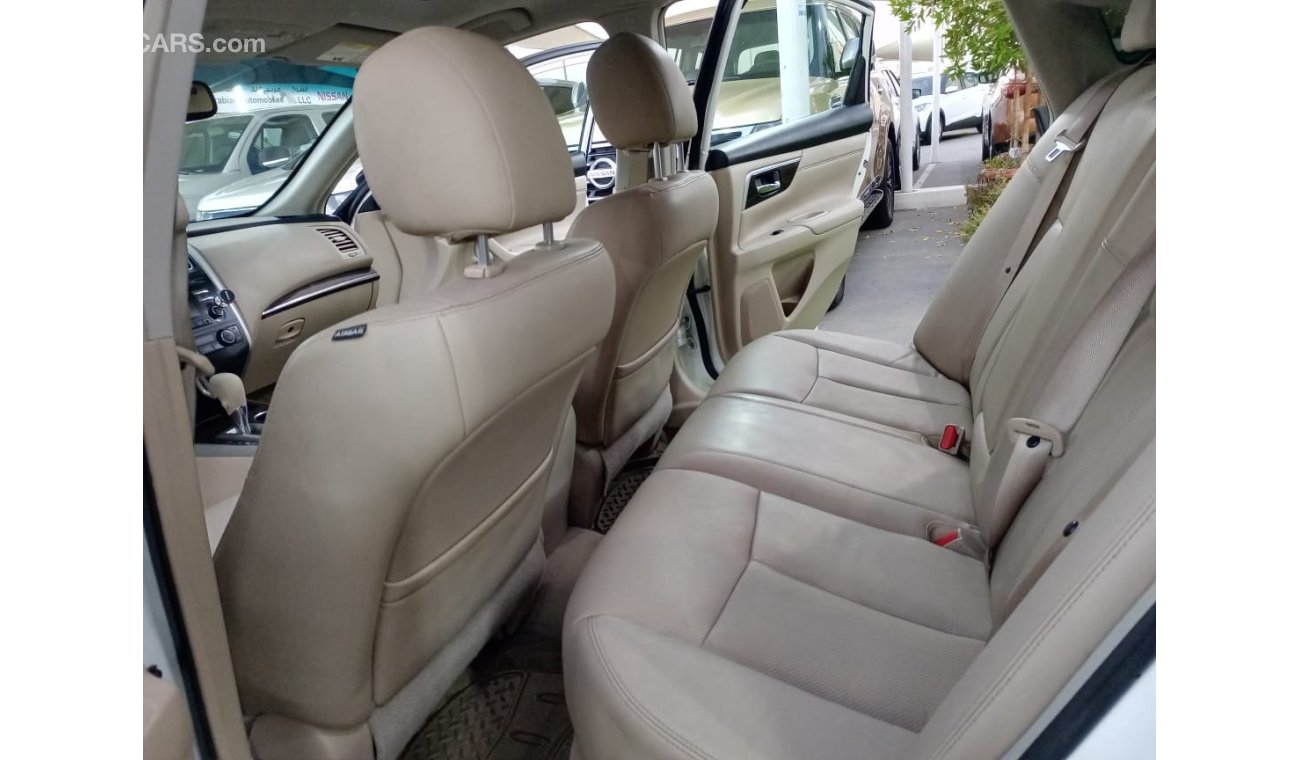 Nissan Altima Nissan Altima 2013 model white color inside beige ward number 1 fingerprint slot leather alloy wheel