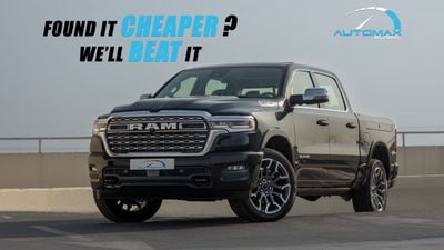 RAM 1500 Limited Longhorn (For Export , НА ЭКСПОРТ) PY 26/26 Crew Cab Hurricane H.O 3.0TT GCC Без пробега