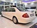 مرسيدس بنز E 320 EXCELLENT DEAL for our Mercedes Benz E320 ELEGANCE ( LIMOUSINE ) 2003 Model!! in White Color! GCC Sp