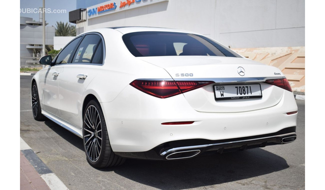 Mercedes-Benz S 500 2021 GCC SPECS WARRANTY AND SERVICE CONTRACT FROM GARGASH