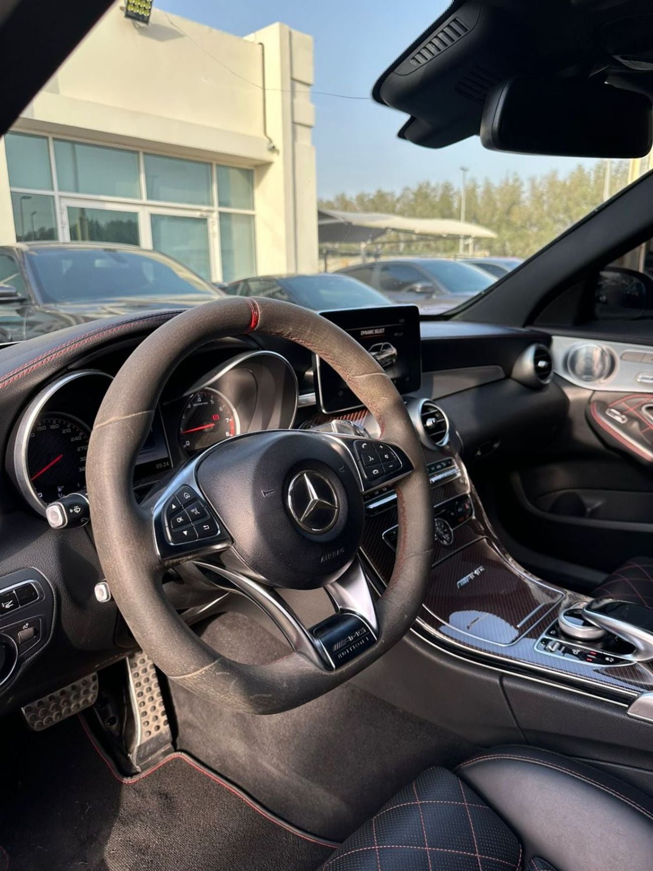مرسيدس بنز C 36 AMG مرسيدس بنز AMG C63S خليجي 2015 فل ابشن صبغ وكاله بحاله ممتازه