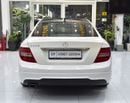 Mercedes Benz C250 CGI EXCELLENT DEAL for our Mercedes Benz C250 Coupe ( 2015 Model ) in White Color GCC Specs