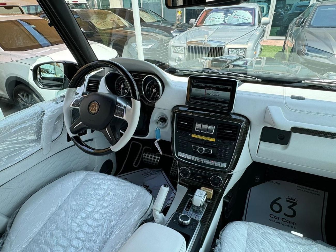 مرسيدس بنز G 63 AMG مرسيدس بنز اي ام  G63 خليجي 2014  صبغ وكالة بحالة الوكالة  محول برابوس