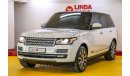 Land Rover Range Rover Vogue SE Supercharged Range Rover Vogue SE V8 Supercharged 2015 GCC under Warranty with Zero Down-Payment.