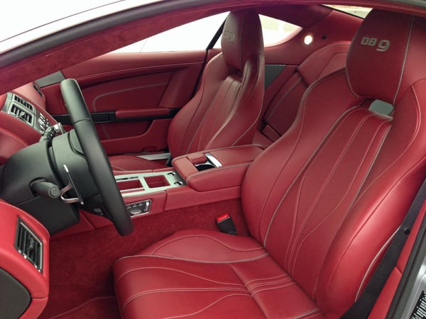 Aston Martin DB9 interior - Seats