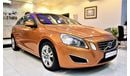 Volvo S60 AMAZING COLOR !!!! 2.0 T 2011 GCC SPECS