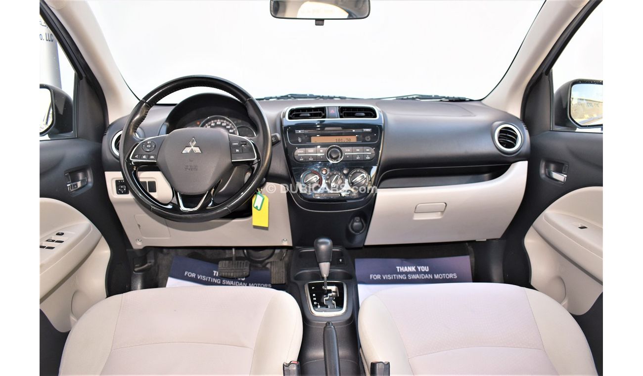 Mitsubishi Attrage AED 684 PM | 1.2L GLX GCC WARRANTY
