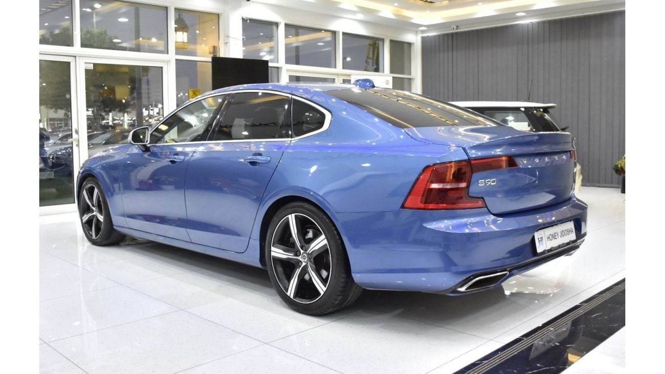 Volvo S90 EXCELLENT DEAL for our Volvo S90 T6 R- Design AWD ( 2018 Model ) in Blue Color GCC Specs