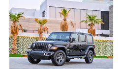 Jeep Wrangler Unlimited | 2,526 P.M | 0% Downpayment | Full Option | Amazing Condition!