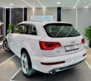 Audi Q7 TFSI quattro Sports Style Package 3.0L AMAZING WHITE AUDI Q7 S_LINE V6 || FULL OPINION || GCC || 7 S