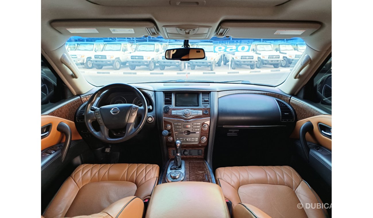 Nissan Patrol PLATINIUM, 5.6L PETROL, DRIVER POWER SEAT & LEATHER SEATS / FULL OPTION (LOT # 14861)