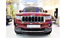 Jeep Grand Cherokee ONLY 66000 KM! Jeep Grand Cherokee 2013 Model! In Red Color! Gcc Specs