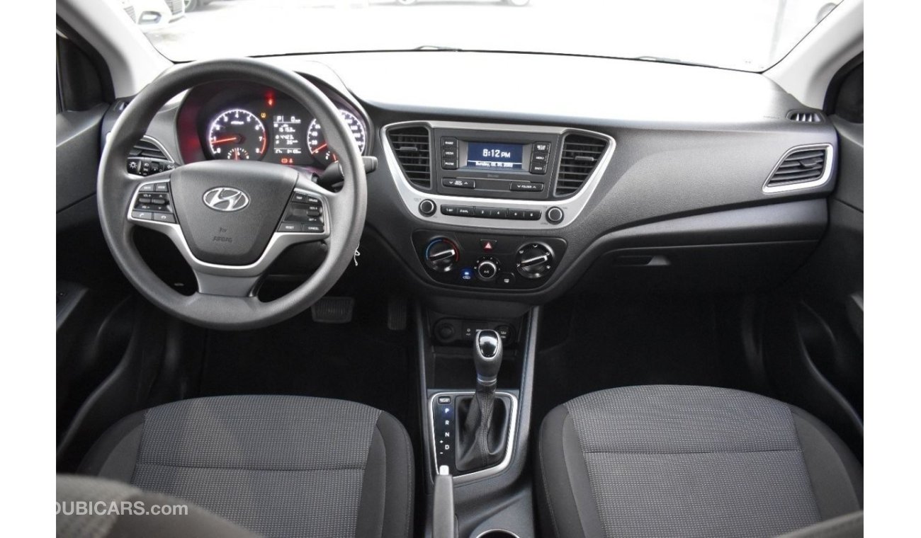 هيونداي أكسنت 2019 | HYUNDAI ACCENT | 1.6L V4 | SALOON 5-SEATER | GCC | FULL-SERVICE HISTORY FROM AUTHORIZED WORKS